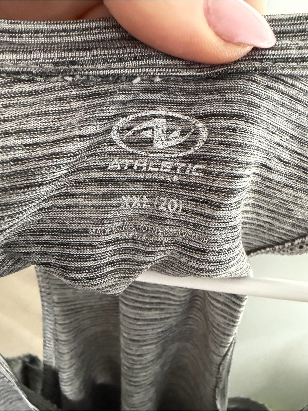 Avenue Gray Heather Athletic Tank - Picture 3 of 3